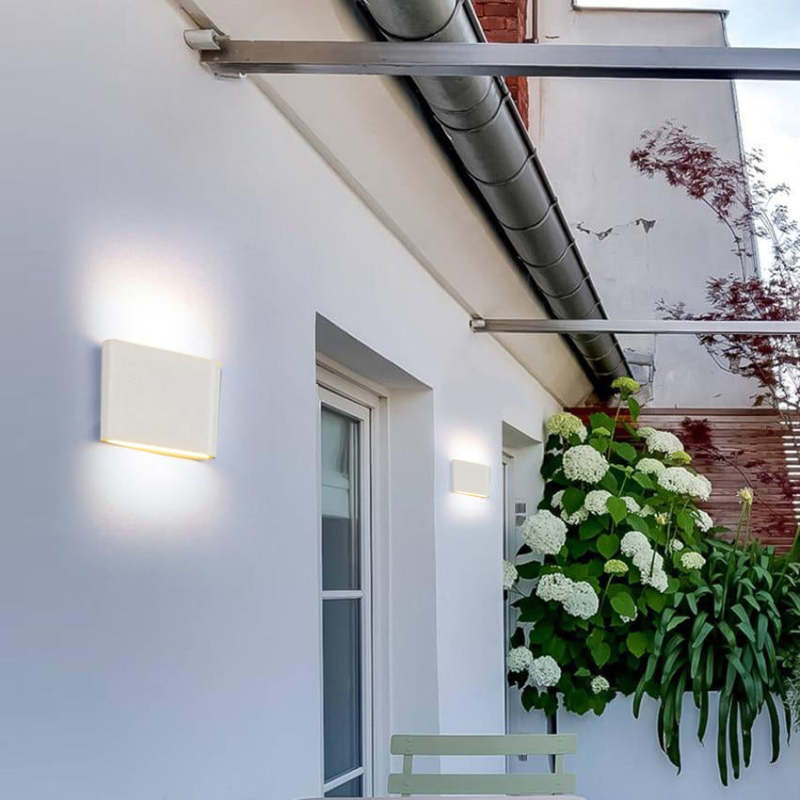 LumoUpDown Außenwandleuchte Modern LED Wasserdicht Schwarz für Terrass