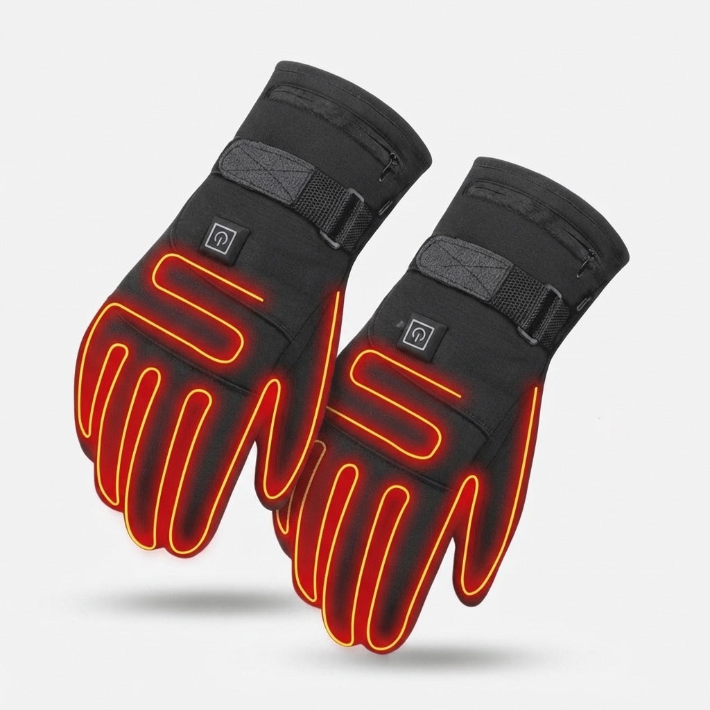 Beheizte Handschuhe wasserdicht mit 3 Heizstufen