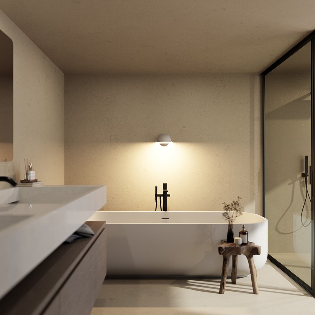 GlowScape - Wasserdichte LED-Wandleuchte für den Außenbereich