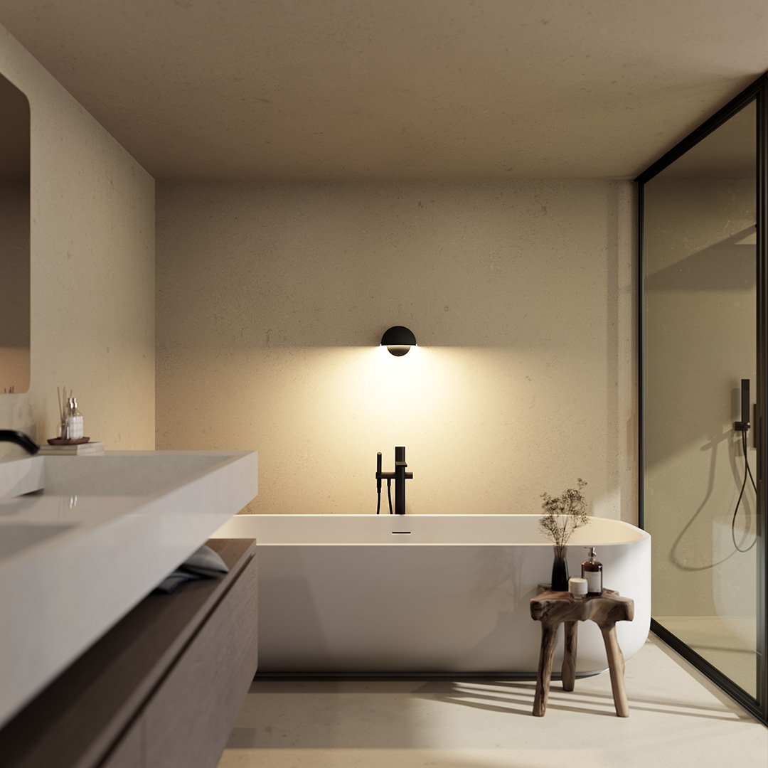 GlowScape - Wasserdichte LED-Wandleuchte für den Außenbereich