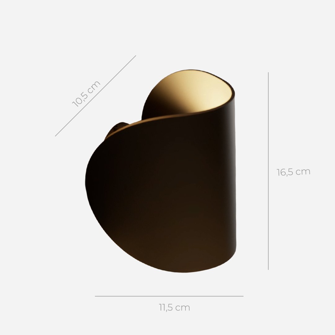 LumenTwist – Moderne LED-Wandlampe mit drehbarem Design