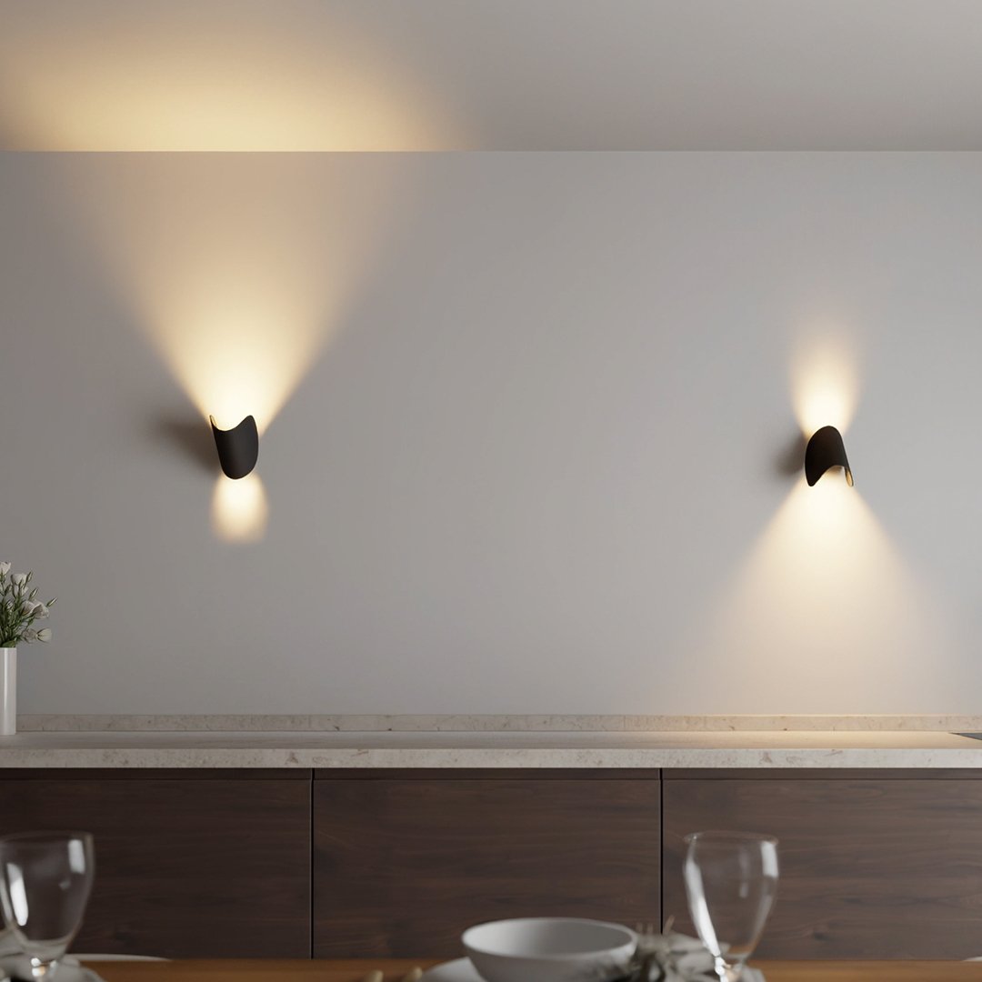 LumenTwist – Moderne LED-Wandlampe mit drehbarem Design