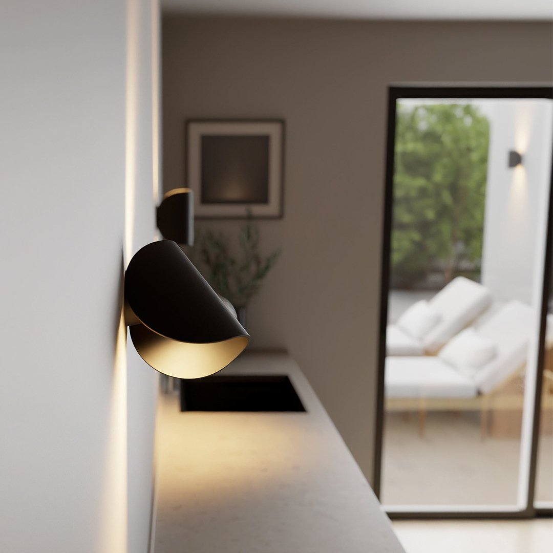 LumenTwist – Moderne LED-Wandlampe mit drehbarem Design