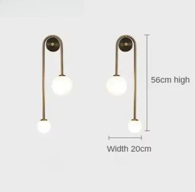 GlasVéa – Minimalistische Wandleuchte mit warmem Licht