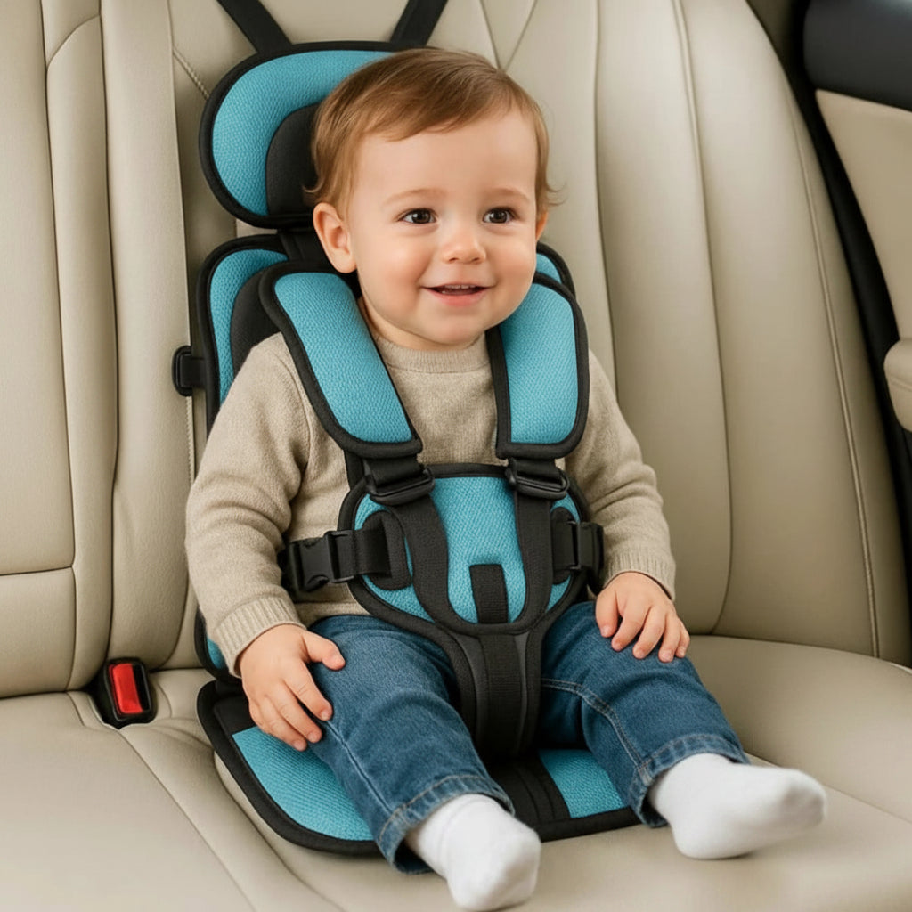 Tragbarer Autositz für Kinder – Sicherheitsgurt und Booster für Reisen