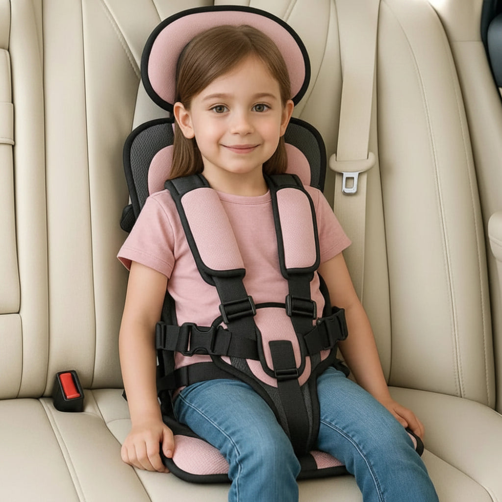 Tragbarer Autositz für Kinder – Sicherheitsgurt und Booster für Reisen