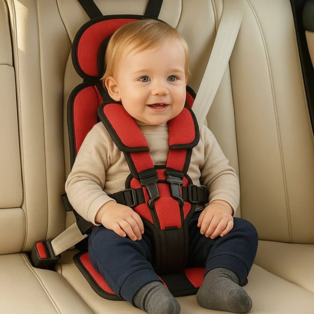 Tragbarer Autositz für Kinder – Sicherheitsgurt und Booster für Reisen