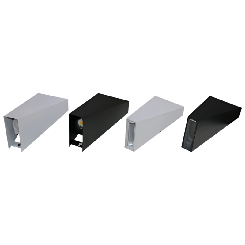 LichtWand Außenwandleuchte Modern IP65 Schwarz für Garten