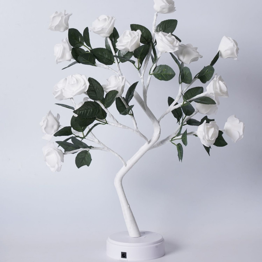 FloraGlow Flame – LED Deko-Lampe warmweiß für Wohnzimmer