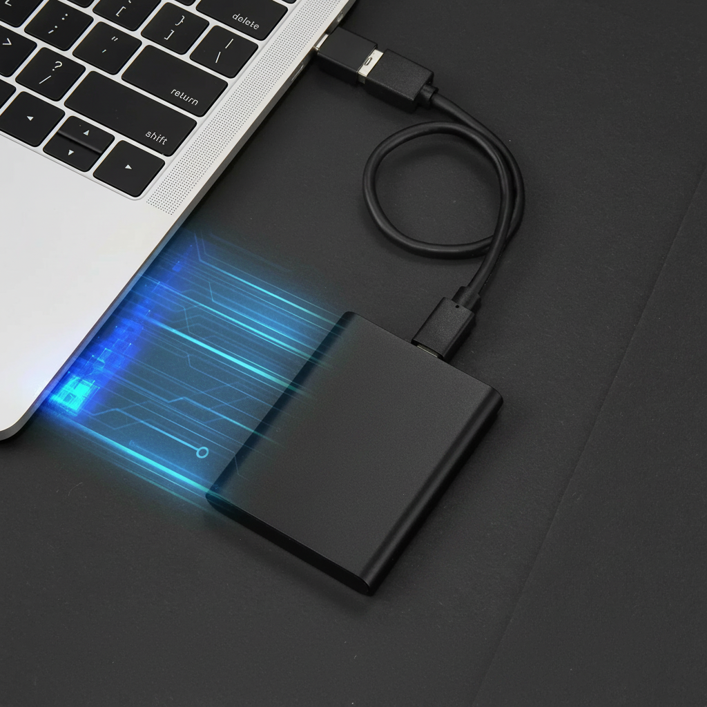 Externes tragbares SSD-Speichergerät USB
