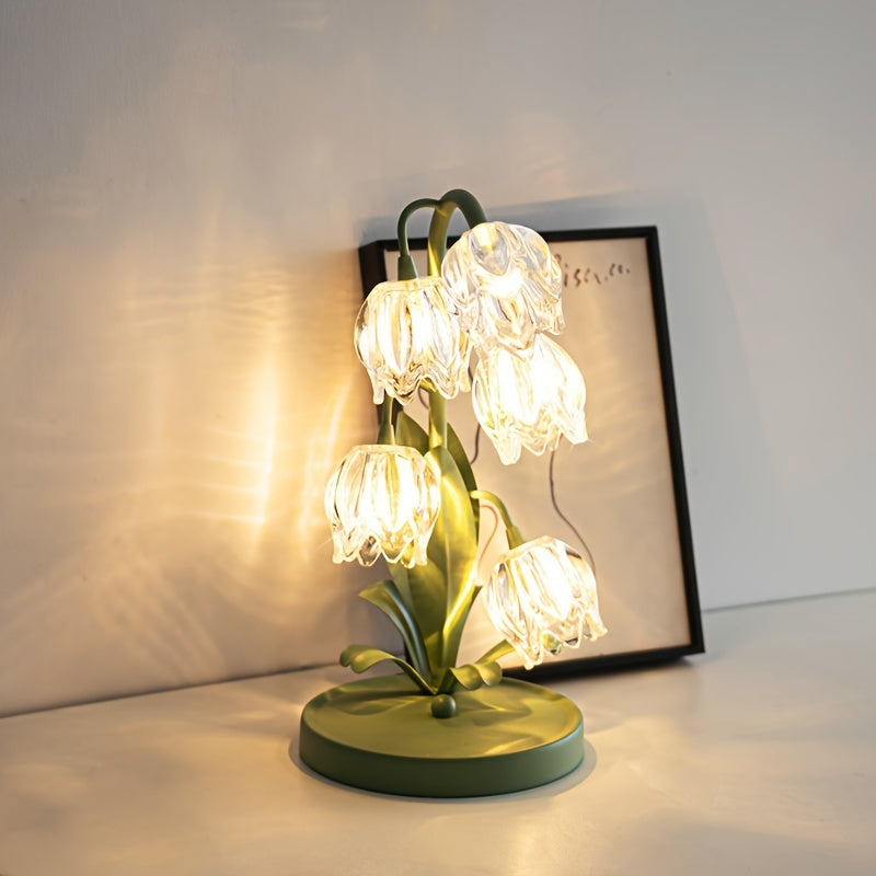 BloomLight - Art Deco LED-Tischlampe