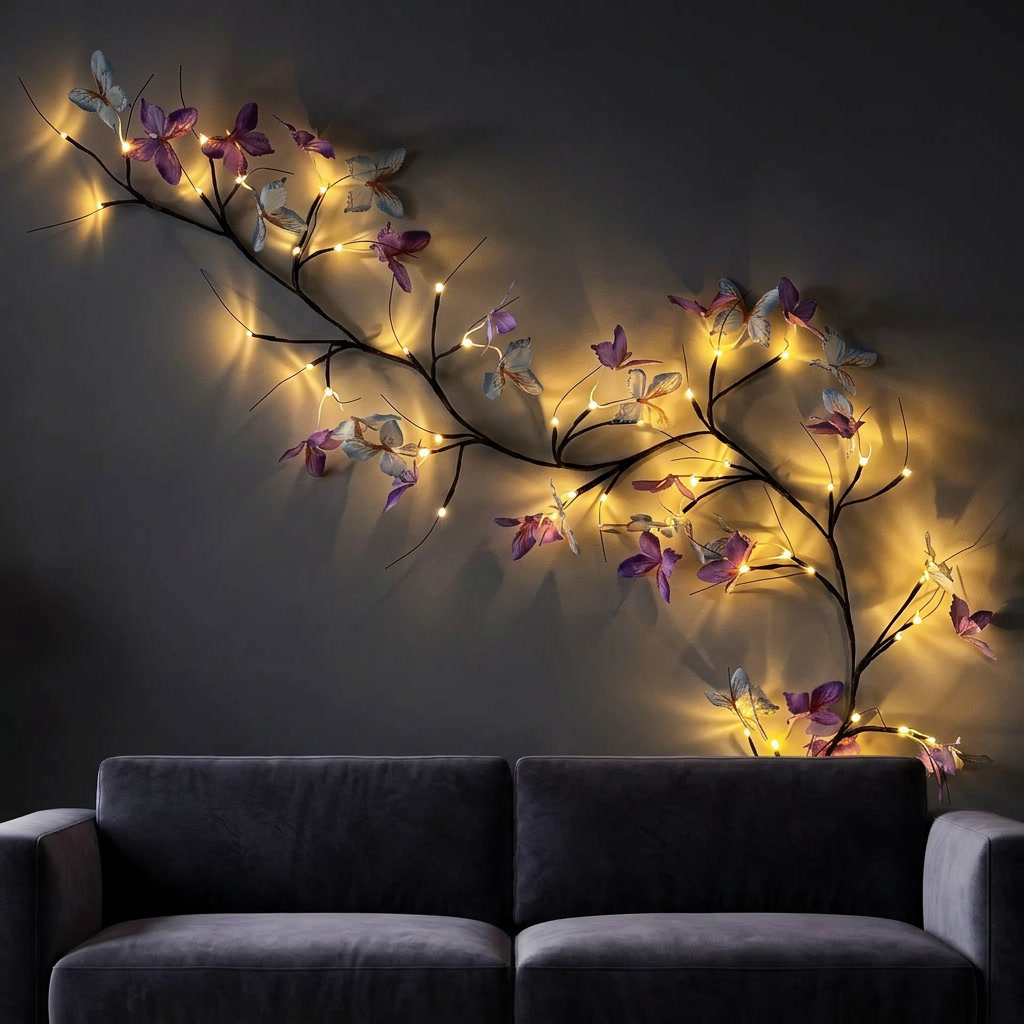 LED-Schmetterlingszweig-Leuchte