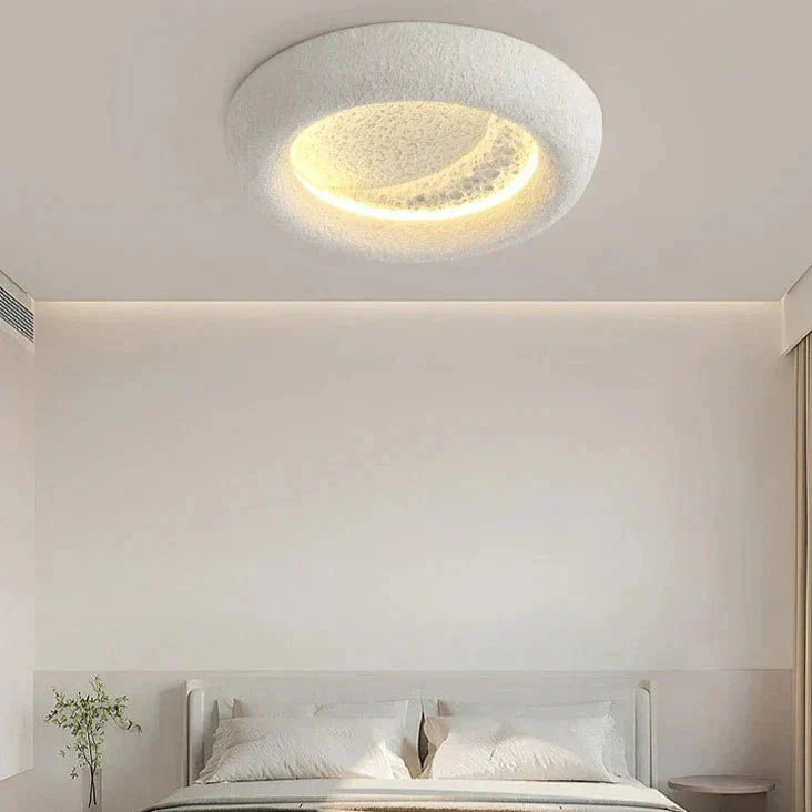 LunaGlanz – Moderne LED-Wandleuchte Mondform Warmweiß Wohnzimmer