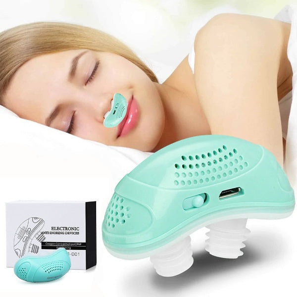 Micro-CPAP Schlafapnoe-Gerät für Reisen & Anti-Schnarchen - CPAP-Alternative