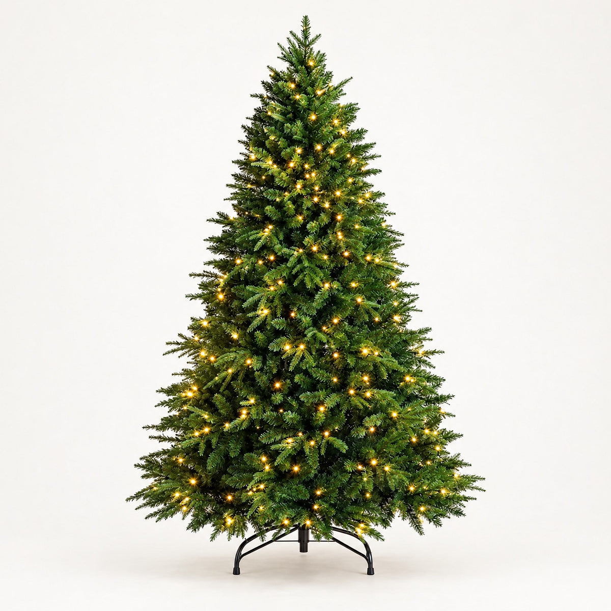 Künstlicher Weihnachtsbaum mit LED Beleuchtung 120 bis 180 cm, warmweiß