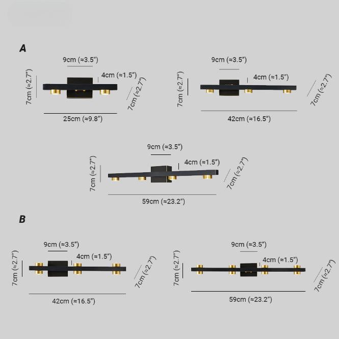 Zentro – Stilvolle LED-Wandleuchte für Badezimmerbeleuchtung