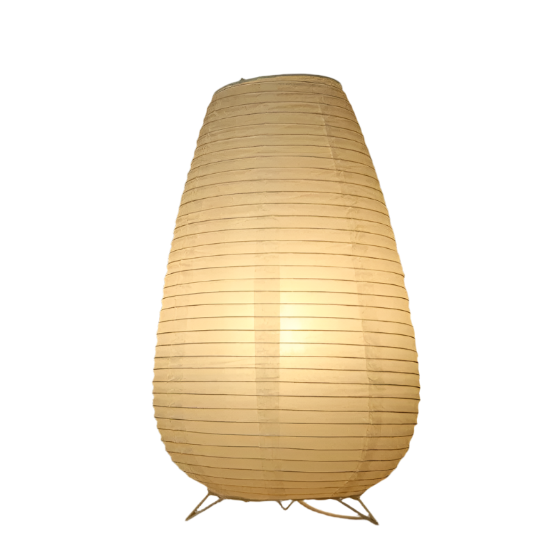SkanoGlow LED Tischlampe Wabi-Sabi Stil Beige Schlafzimmerlicht