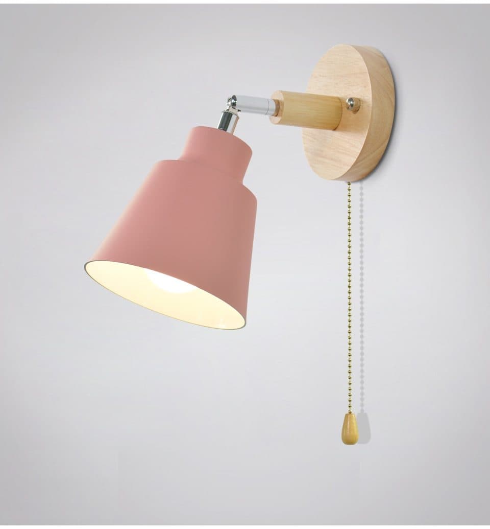 PivotLume - Verstelbare Wandlamp met Trekketting Schakelaar