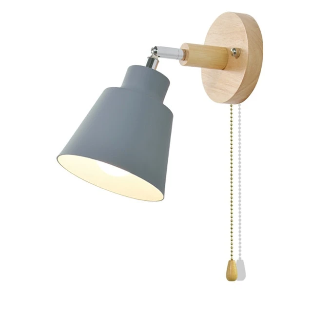 PivotLume - Verstelbare Wandlamp met Trekketting Schakelaar