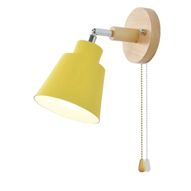 PivotLume - Verstelbare Wandlamp met Trekketting Schakelaar