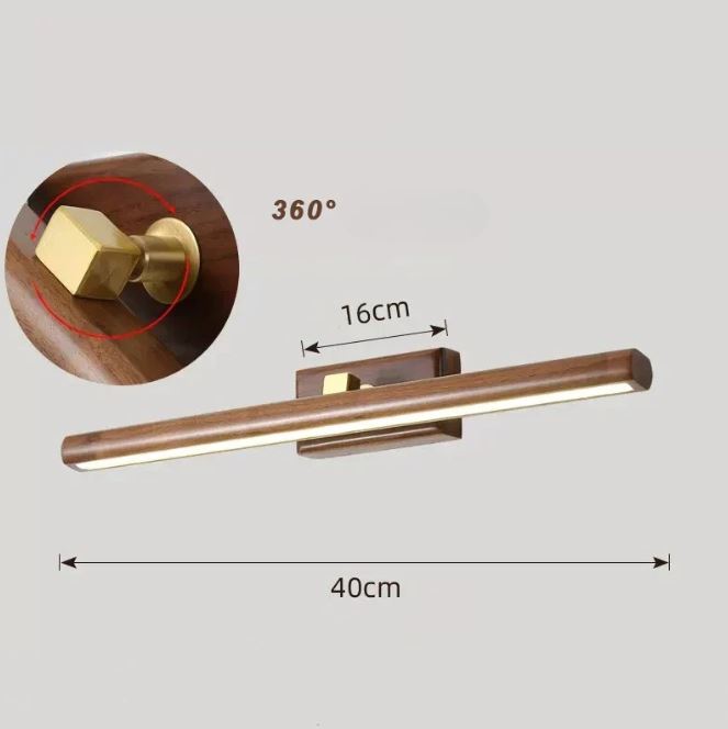 Walnoir – Stilvolle Holz-Wandleuchte mit warmem LED-Licht