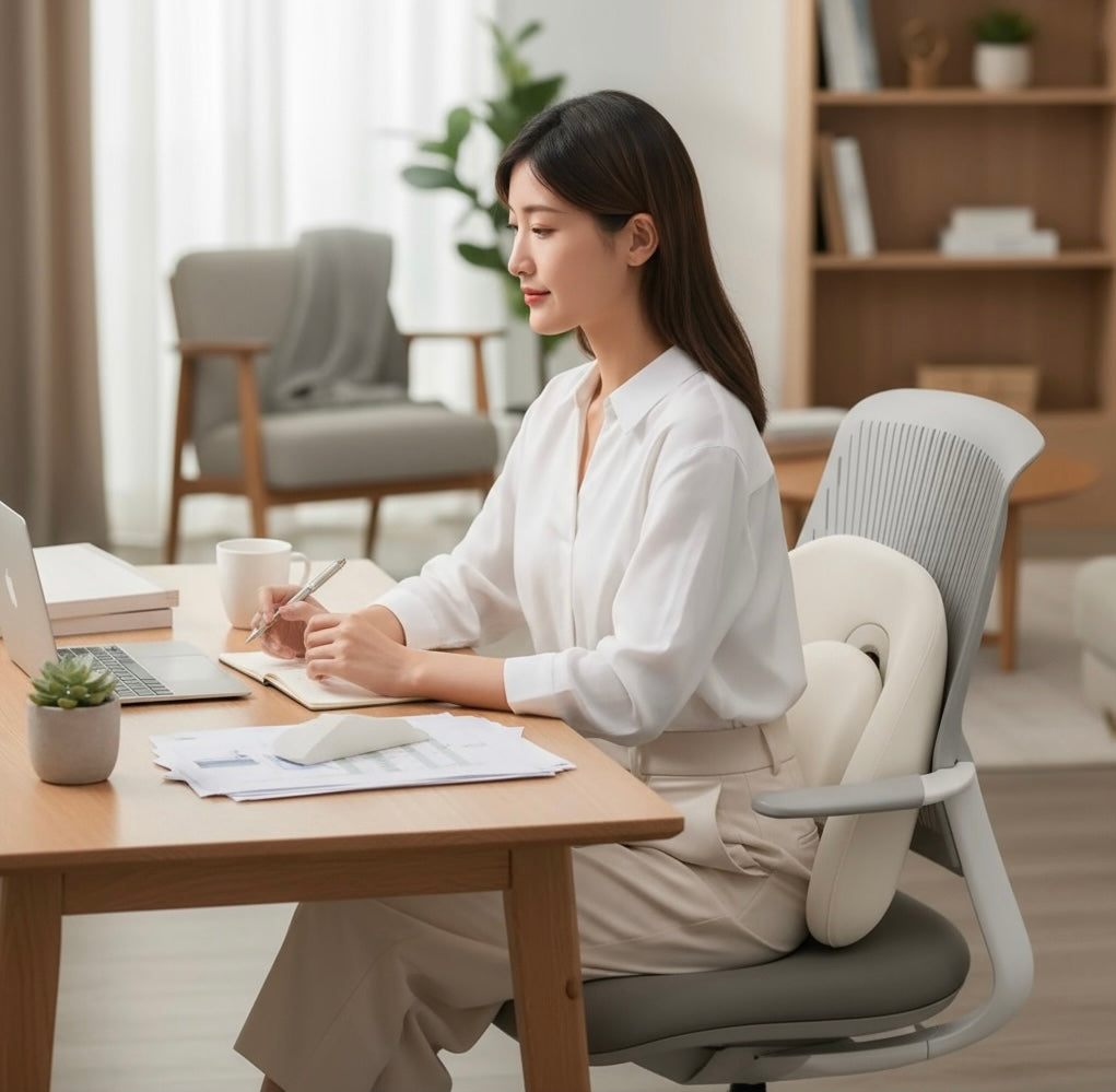 Verstellbares Rückenkissen mit Memory Foam