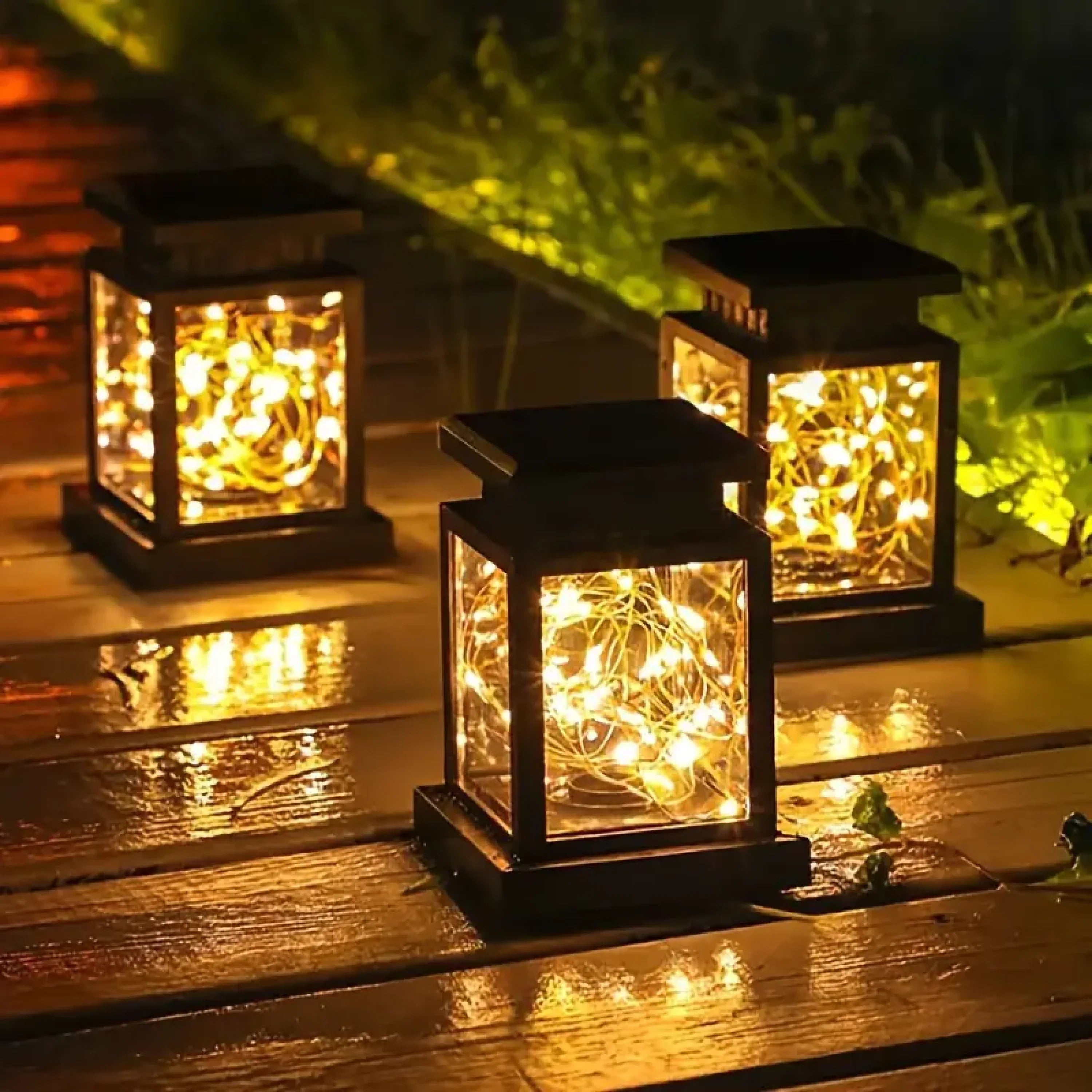 LumiCube Solar Lichtwürfel – Modern, RGB, Für Terrasse & Garten