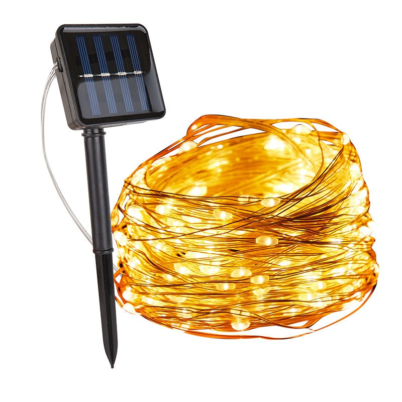 LumiTwinkle – Solar-Lichterkette, LED, Warmweiß, Garten & Terrasse