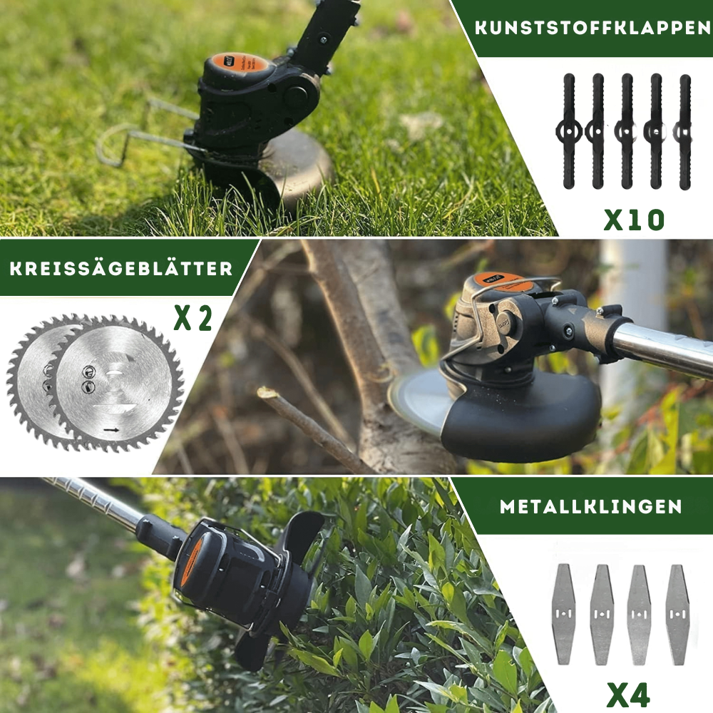 Akku Rasentrimmer 3-in-1 21V 850W – 15cm Schnittbreite – 2,1kg – Lithium Akku