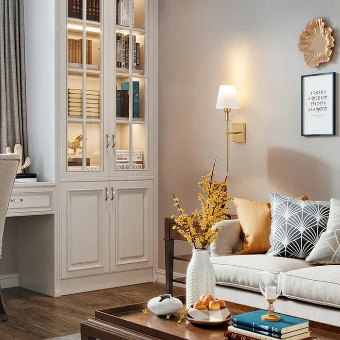 AuraCharge I Kabellose Wandleuchte mit einstellbarer Helligkeit - Modernes Design