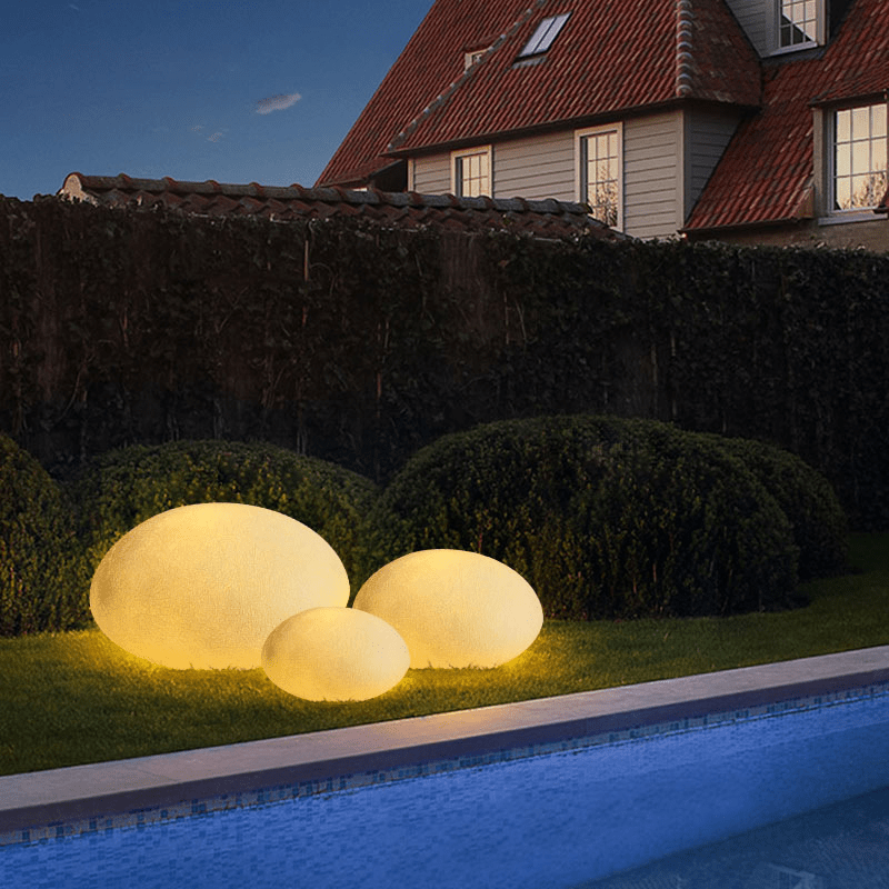 StoneGlow – Moderne Steinleuchte, wasserdicht, für Gartenwege