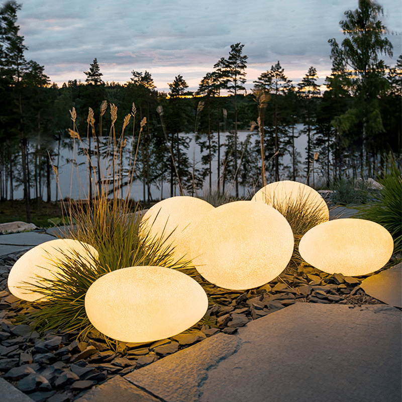 StoneGlow – Moderne Steinleuchte, wasserdicht, für Gartenwege