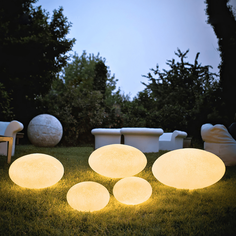 StoneGlow – Moderne Steinleuchte, wasserdicht, für Gartenwege