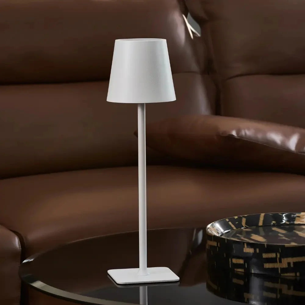LumoTall Dimmbare Tischlampe Modern Gold für Wohnzimmer